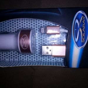 USB charger 8 pin cable 3.1 Rose paint color